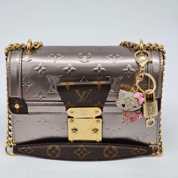 Authentic Louis Vuitton Lock & Key with unbranded Bagcharm, Keycharm, Keychain - Picture 2 of 7